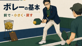 ピックルボールのボレー基本｜構え方・打点・失敗しないコツのアイキャッチ