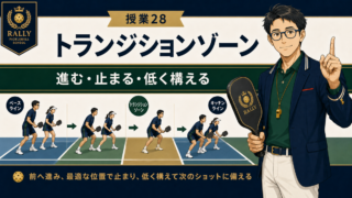 トランジションゾーンとは｜ピックルボールで一番点を落とす場所のアイキャッチ