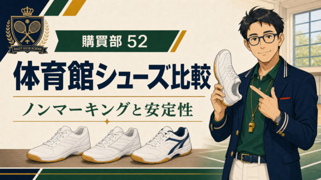 【2026年版】体育館向けピックルボールシューズ比較｜おすすめ3選のアイキャッチ