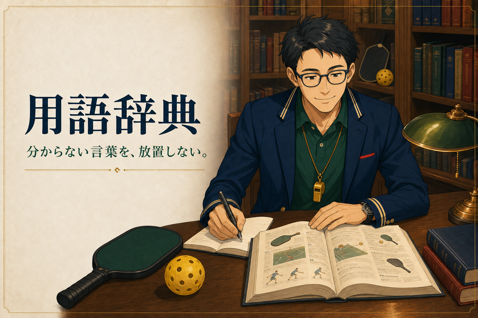 用語辞典｜ピックルボールの言葉を10語で理解するのアイキャッチ