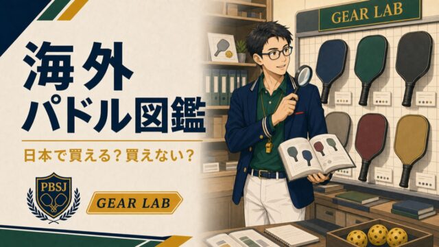 日本で買えるパドル、買えないパドル｜海外ブランド図鑑のアイキャッチ